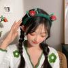 Плюшевый Рождественский Головной Убор Головной Убор Аксессуары для Волос Корейский Стиль Повязка на Голову Обруч для Волос Женский Ободок