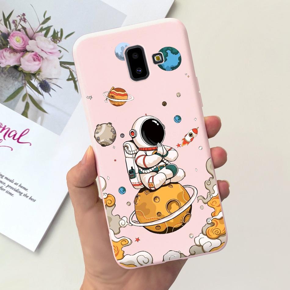 Чехол для Samsung Galaxy J6 Plus 2018 Samsung J6 (2018) J6+ J 6 J6Plus J610F J600G Милый Конфетный Цвет Мягкий Силиконовый Задний Чехол для Телефона