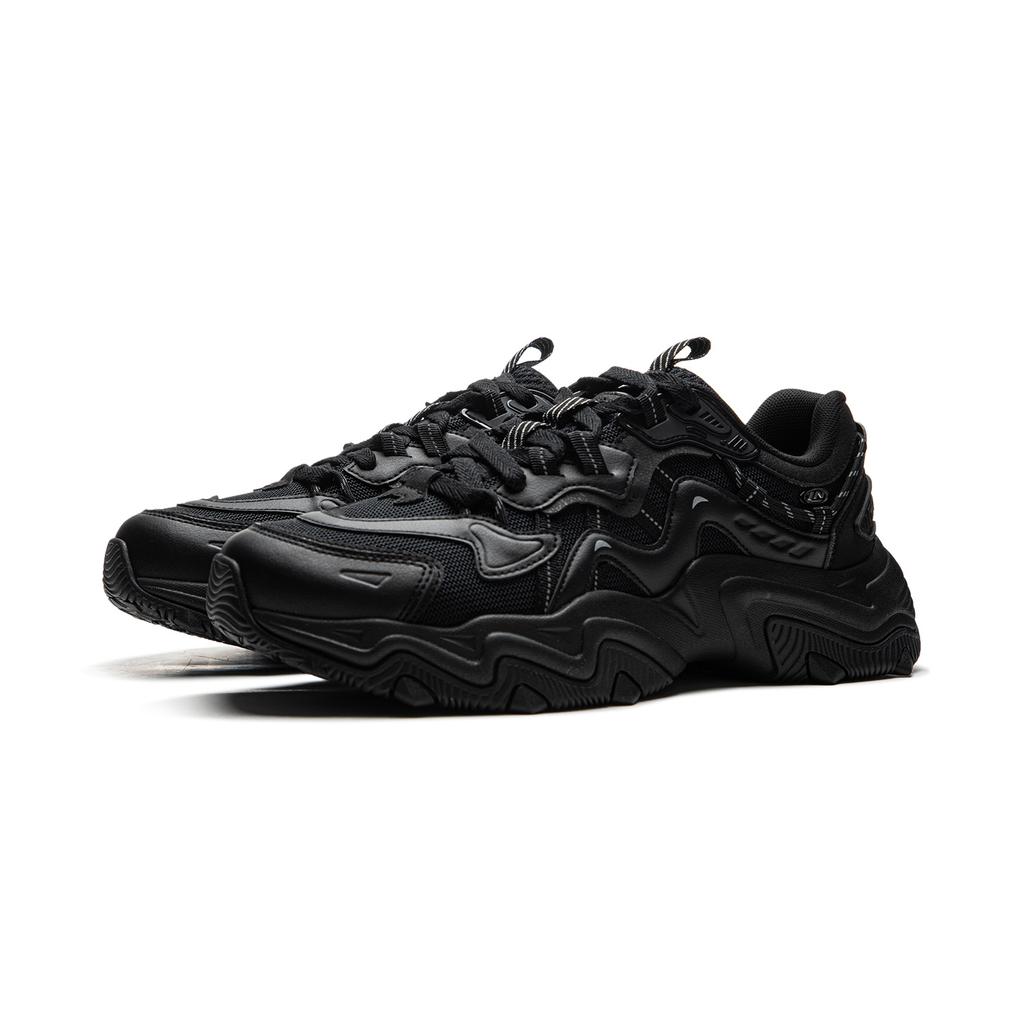 Li Ning Cat Paw Lite 2 Модный тренд Амортизация, Износостойкие Низкие Повседневные Кроссовки Мужские Черные AGCU449-4