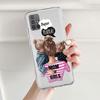 Прозрачный чехол для Samsung Galaxy A52 A12 A51 A32 A21s A71 A32 A22 50 A70 A31 A72 5G чехол для телефона Super Mum Baby