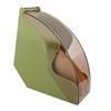 Acrylic Coffee Filter Holder with Lid Fan Shaped Filter Paper Dustproof Storage Box Dispenser