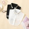 All-match Fake Collars In Autumn and Winter New Fake Collars for Women's Shirts Rhinestones Pearls Shirt Fake Collars