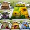 Bedding Set Butterfly Quilt Cover Pillow Cover Bedroom Bedding Set AU Full Size Single/Double Bed Home Decoration