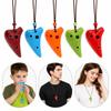 6 Holes Ocarina Pendant Hang Rope Included Necklace Ocarina Gifts Alto C Ocarina Music Gift