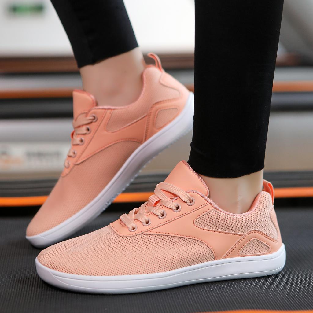 Дышащие сетчатые кроссовки для кросс-тренинга Минималистичная обувь для ходьбы на открытом воздухе Широкий носок Спортивная обувь Нескользящие беговые балетки