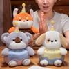 Животное Щенок Лиса Кукла Плюшевая Игрушка Поющая Кукла Коала Детская Тряпичная Кукла Подарок на День Рождения