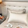 Pure Cotton Solid Color Long-Staple Pillowcase Pair – 100% Xinjiang Cotton, Single Piece, Simple Plain Design