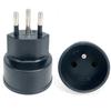 European France TO Swiss Plugs Travel Adapter 3 Pin Plug 10A 0V Power Plug EU To Switzerland Electrical Plug