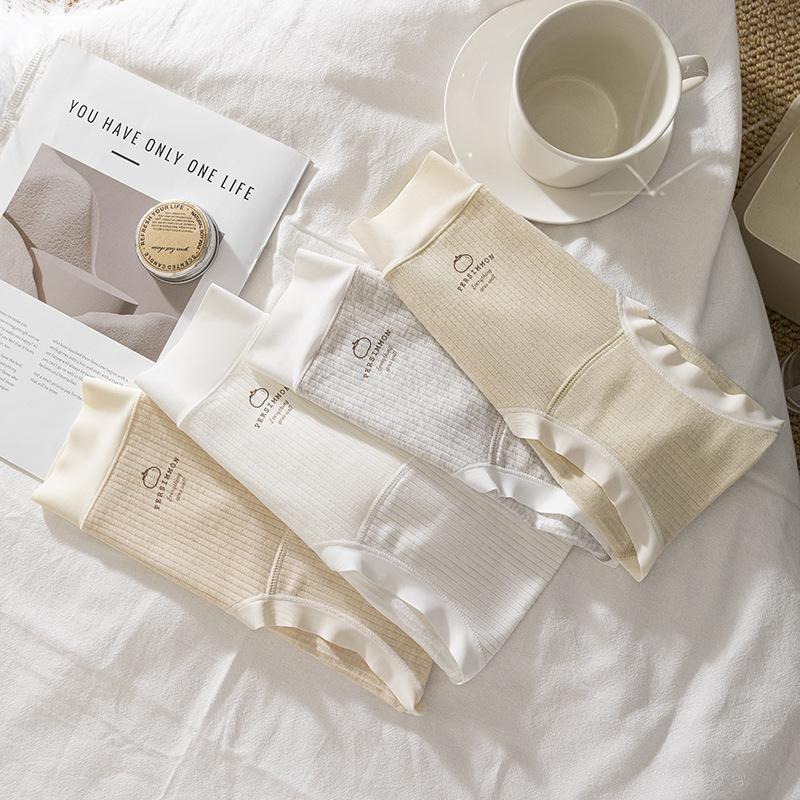 Seamless Plus Size High Elastic Antibacterial Cotton Briefs for Women - Extra Large 200 Jin