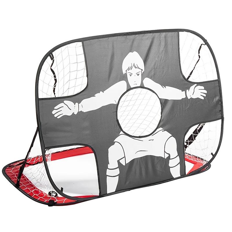2-In-1 Folding Soccer Goal, Portable Soccer Goal Net, Dual-Purpose Design Outdoor Soccer Training, Multi-Function Training Net