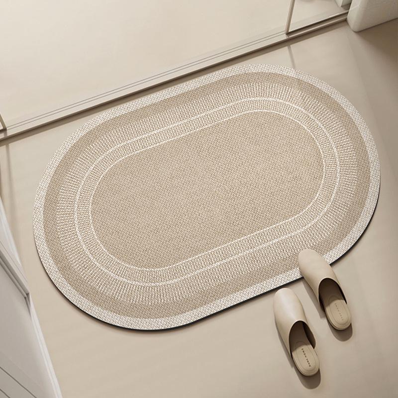 Быстросохнущий Нескользящий Диатомовый Земляной Коврик для Ванной Комнаты