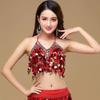 Women Dance Wear Nightclub Tassel Belly Dance Bra Halter Bra Show Costumes Performance Top