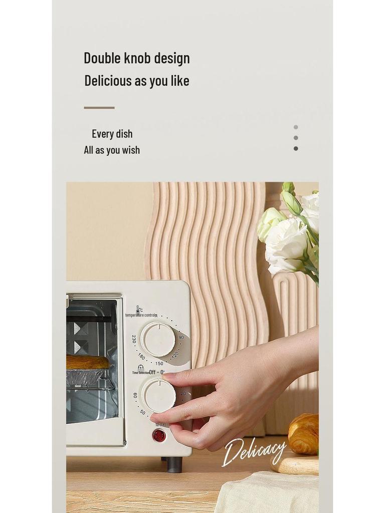 12L Multifunctional Mini Electric Baking Oven for Home Use