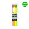 Lucipello Double-sided Fine Bristle Toothbrush Pastel 4 Pack