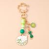 Cute Enamel Animal Cat Keychain Women Girls Flower Key Ring Pendants for Handbag Decor DIY Key Chain Jewelry Gifts