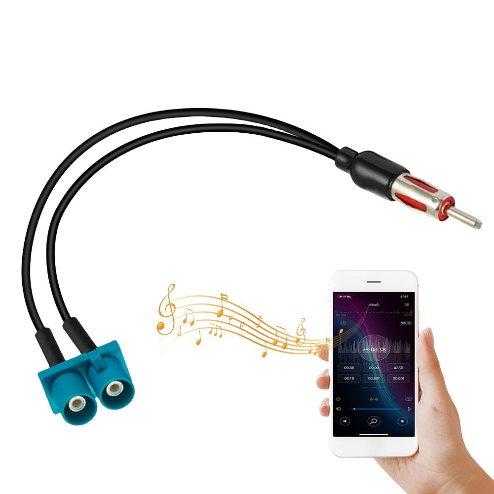 Radio Audio Cable Adaptor Antenna Audio Cable Male Double Fakra - Din Male Aerial For BMW/Ford/Volkswagen Car Electronics Radio Accessories 4