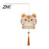 Kindergarten Art Activity Kits Chinese New Year DIY Tiger Head Lantern Kit, Traditional Handheld PP Team Building Creative Projects Craft with