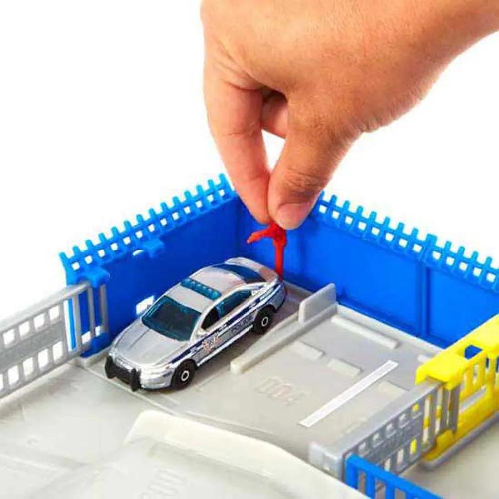 Mattel Action Drivers Police Station Toy Constructor Set Multicolore
