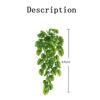 Artificial Hanging Vine Wall Hanging Green Plant Plastic Uv-resistent