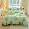 Flower Botanical Duvet Cover Set 3pcs Floral Bedding Set for Kids and Adults Comforter Covers Pillowcases, Washable Home Textil