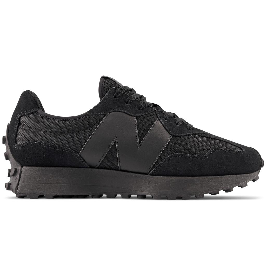 Sneakersy męskie New Balance 327 buty sportowe czarne skórzane (MS327CTB) 46.5