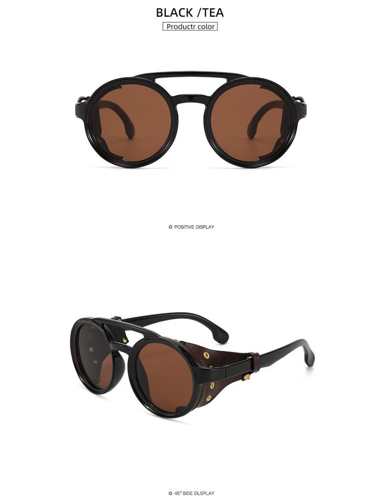 Polarized Night Vision Wind & Sandproof Retro Cycling Aviator Sunglasses for Driving, Hiking, and Climbing