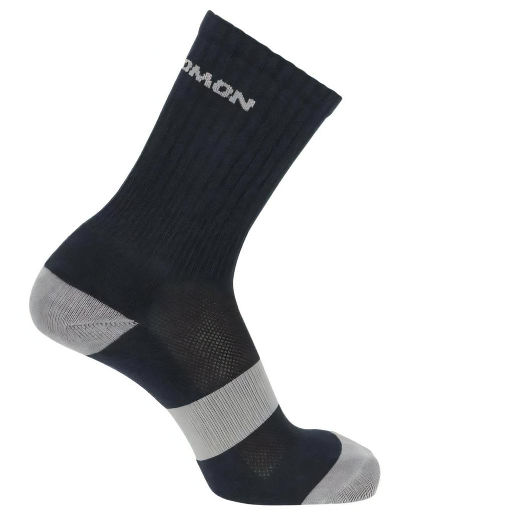 Men's SALOMON Evasion CREW Knee High Socks Unisex 2 Pack Blue