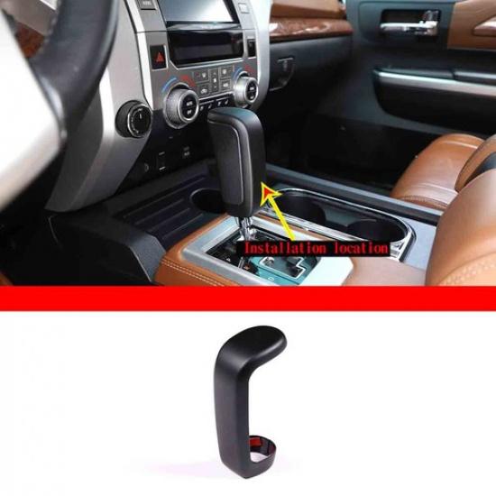 Matte Black Gear Shift Knob Head Decor Trim For Toyota Tundra 2007-