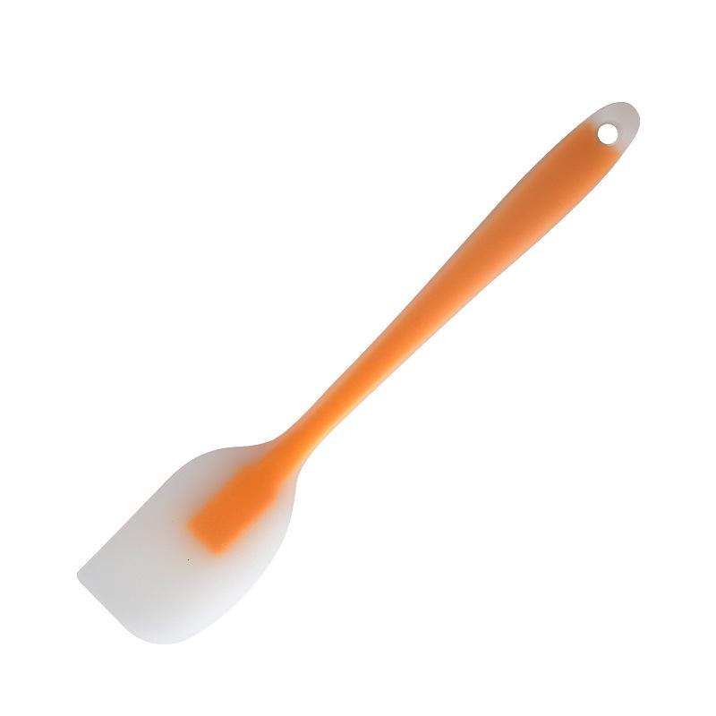 2 Size Flexible Silicone Scraper Heat Resistant Non-stick Translucent Cream Mixing Spatula Kitchen Must-have Gadget