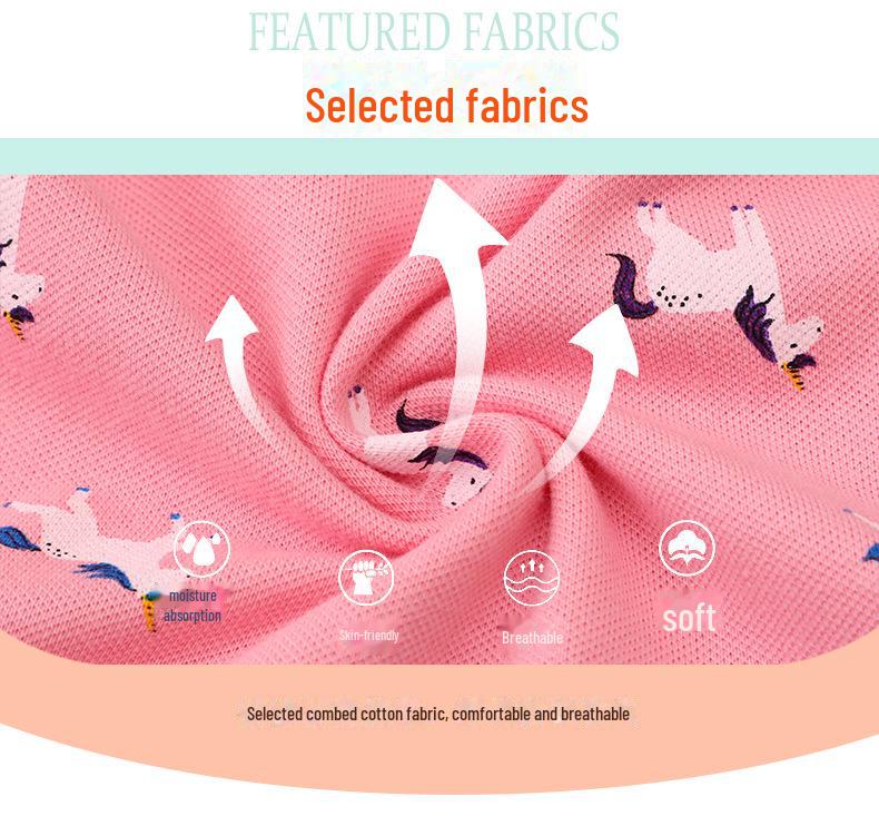 Платье принцессы-единорога для девочек - европейско-американский стиль, с длинным рукавом, осенняя коллекция