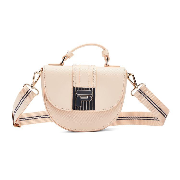 FILA Fashion Casual Polyurethane Crossbody Bag Convertible Handbag Women bags Beige F13W038121F-OR