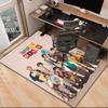 Kpop music Office Rug Chair Mat, Game Carpet, Suitable for Front Door, Bedroom, Living Room, Desk, Holiday Gift