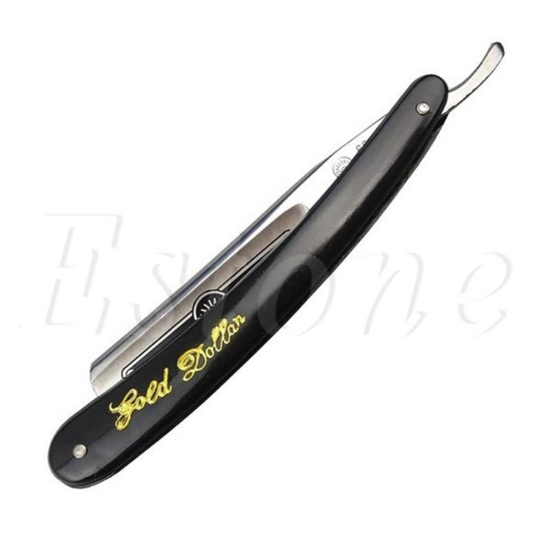Gold Dollar 66 Shaving Straight Razor Classic Manual Barber Razors Kit Folding Knife Sharpened Preliminary