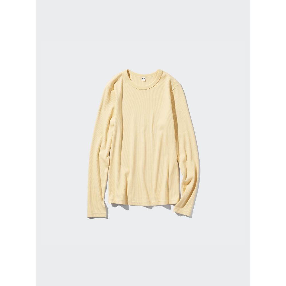 Uniqlo Футболка с круглым вырезом Japan SofT Rib