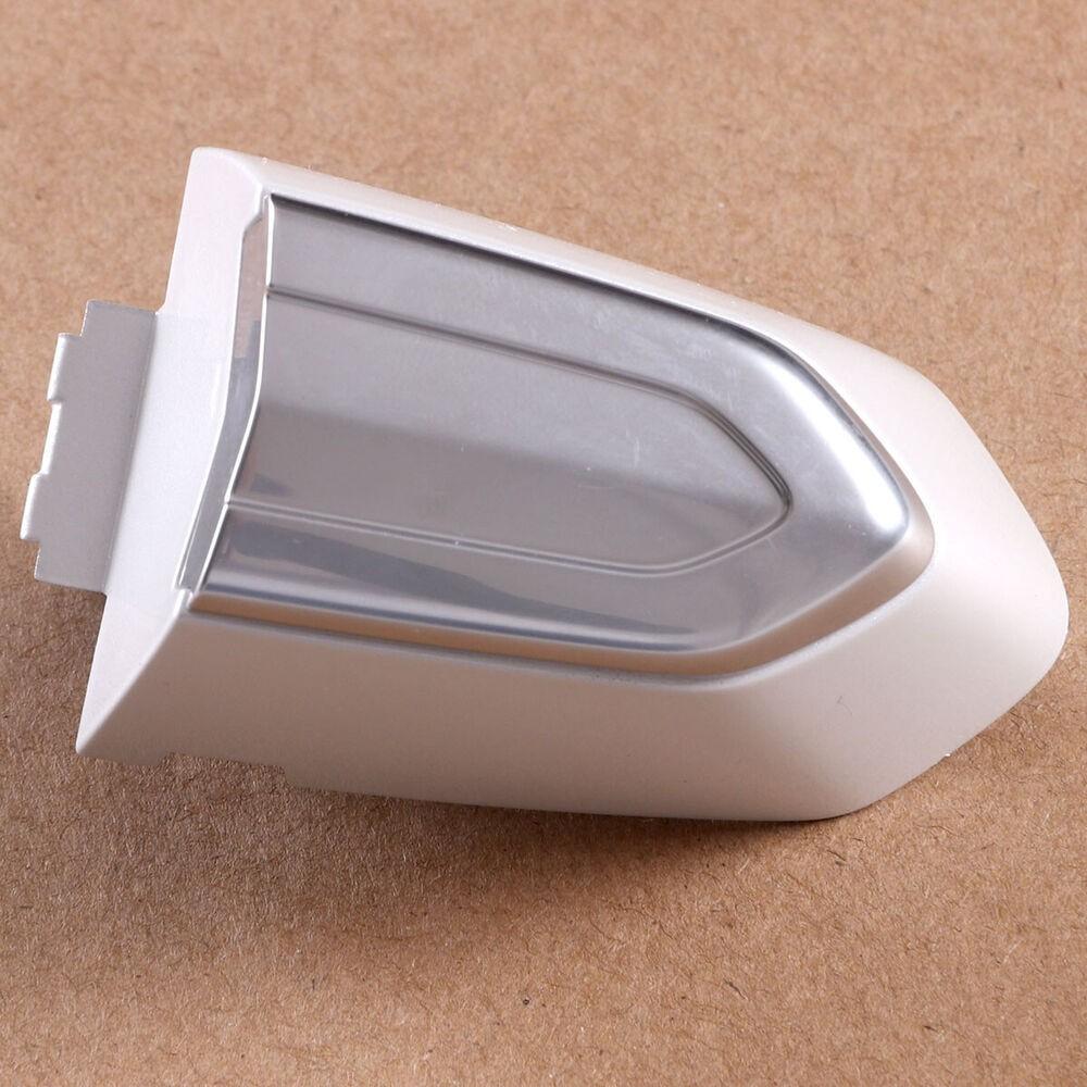 For Cadillac ATS XTS CTS CT6 White Front Left Door Lock Cylinder Bezel Cover Cap