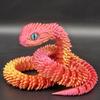 3D-печатная змея Декорация Цветная Чешуя Соотношение Модель 3D-печатные Животные Креативная Игрушка для Сборки Своими Руками Настольные Аксессуары Декор Комнаты Настольное Украшение