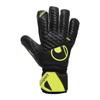 Uhlsport Fang Masine Super Soft Half Negative Flexframe Вратарские перчатки, размер 10, для использования, с захватом, для футбола, 1011400-01-10