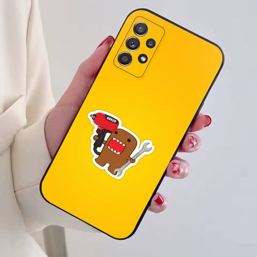Милый Domo-kun Монстры Модный Чехол для Телефона Для Samsung S25,S24,S21,S22,S23,S30,Ultra,S20,Plus,Fe,Мягкий Силиконовый Черный Чехол