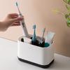 Toothbrush Storage Box Smooth Edge Bathroom Supplies Stable Base Toothbrush Organizer Stand Makeup Brush Holder Useful Item Storage
