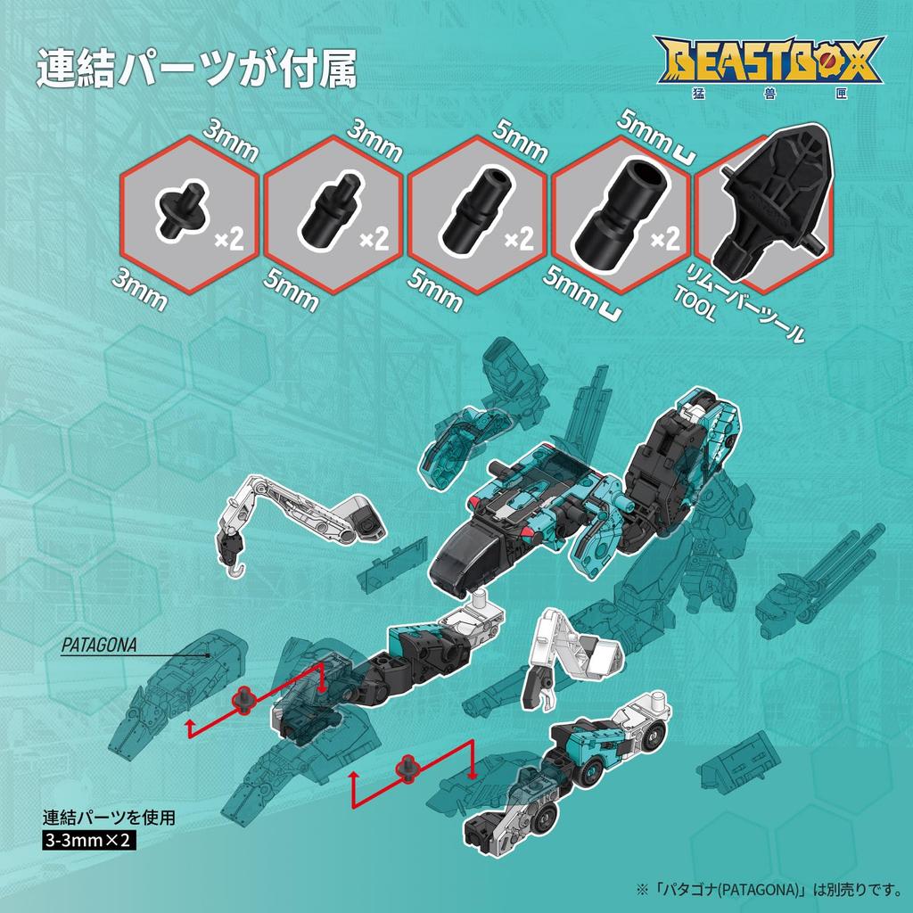 52TOYS BEASTBOX INFINITY Серия AMTS TOXOTES Трансформируемый Комбинируемый Полностью 3 Команда Спасателей Водитель Идеальный Подарок для и Коллекционеров IB-14 Фигурка, Робот,