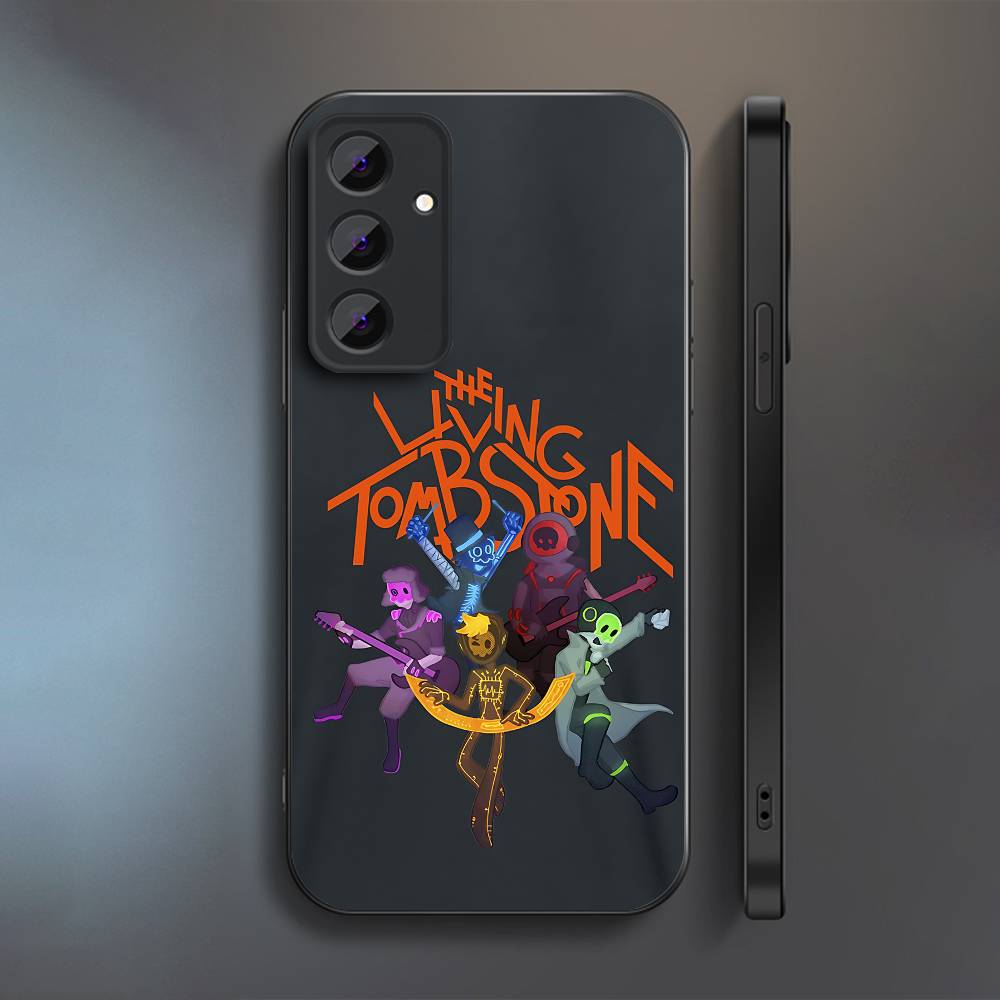 The L-Living T-Tombstone Phone Case For Samsung S22,S24,S20,S25,S23,S30,S26,Ultra,Plus,5G ,Fe,Lite Black Cover