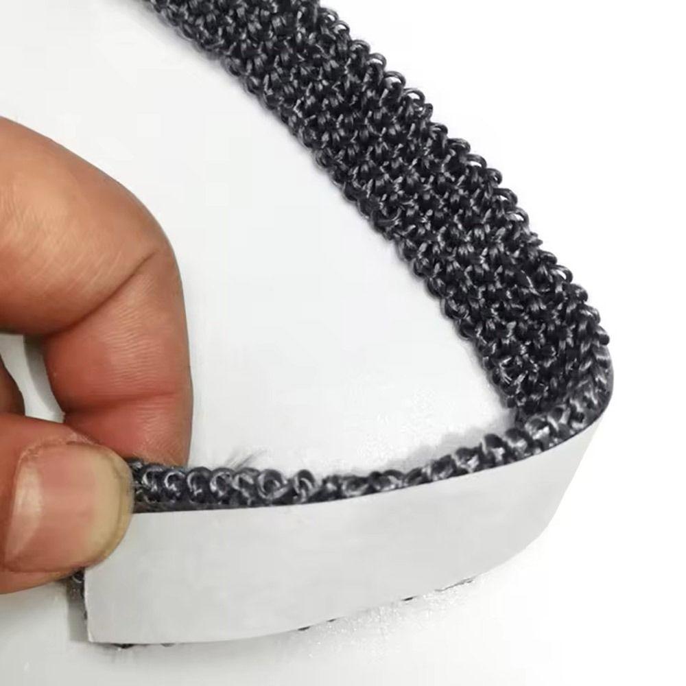 Black Flat Stove Rope Self Adhesive Chimney Door Sealing Cord Stove Heating Fireplaces Part