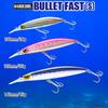 DUEL Hardcore Bullet Fast 120mm Gold Pink Head Long Cast Spanish Mackerel (S) Bluefish/Spanish