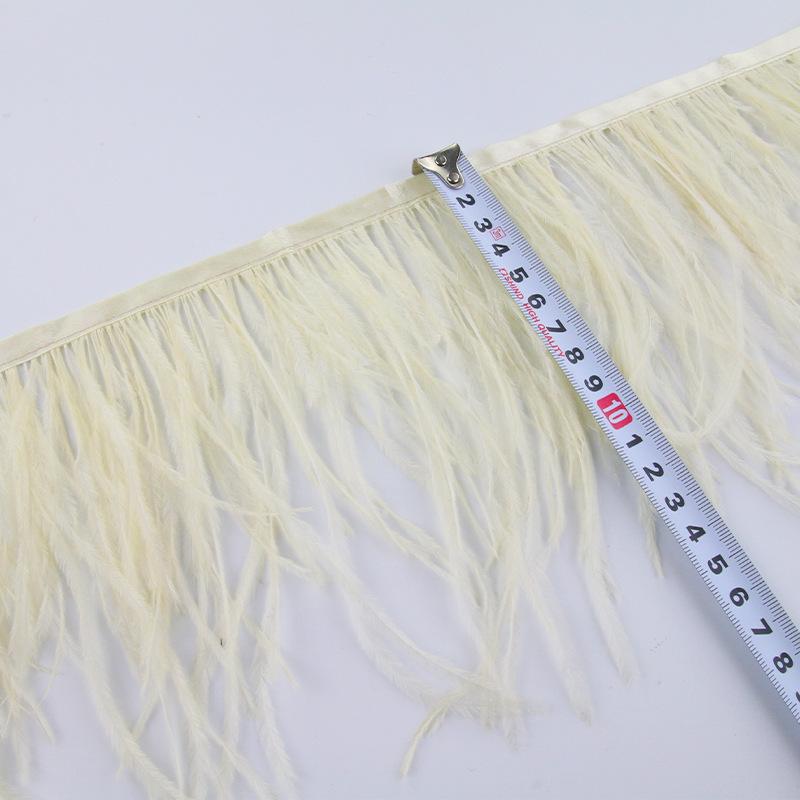 Ostrich Hair Diy Jewelry Accessories Feathers Ostrich Feathers Clothes Cuffs Skirt Decoration