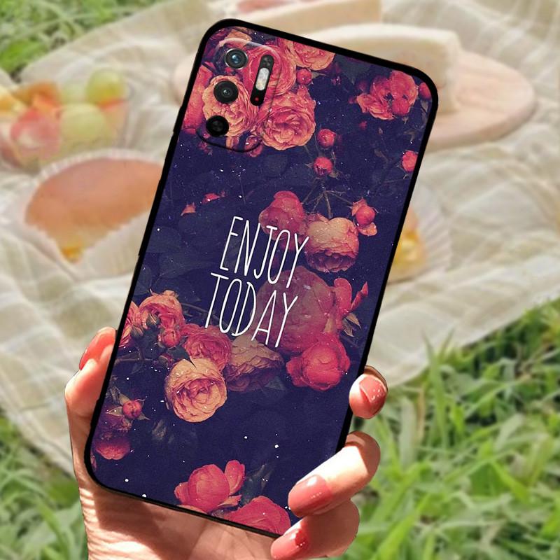 Для Xiaomi Redmi Note 11SE Чехол-бампер Силиконовый Мягкий Мраморный Черный Funda Coque для CRedmi Note 11 SE 5G Защитный Note11SE