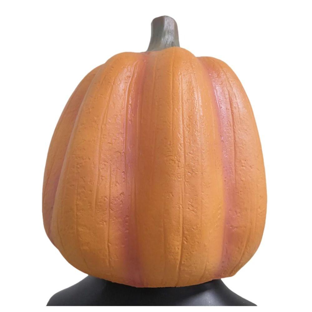Head Cover Halloween Pumpkin Head Mask Novelty Scary Pumpkin Mask Jackolantern Mask Fancy Dress