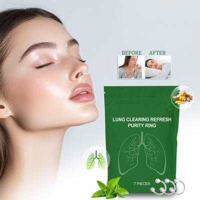 Кольца для носа, лимфодренажные кольца для носа, здоровые лимфодренажные кольца для носа, коррекция фигуры, 7 штук