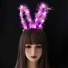 Украшение Аксессуары для волос в корейском стиле Светящийся ободок с перьями Фея Заячьи ушки Женское украшение для волос