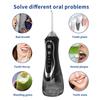 Portable Dental Oral Irrigator Cordless Water Flosser  with DIY 3 Modes 7 Water Tips Waterproof Professional Teeth Cleaner