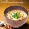 Фруктовый салат Лапша Рис Обеденная деревянная миска Кухонная утварь Контейнер для еды Посуда Большая 14 см